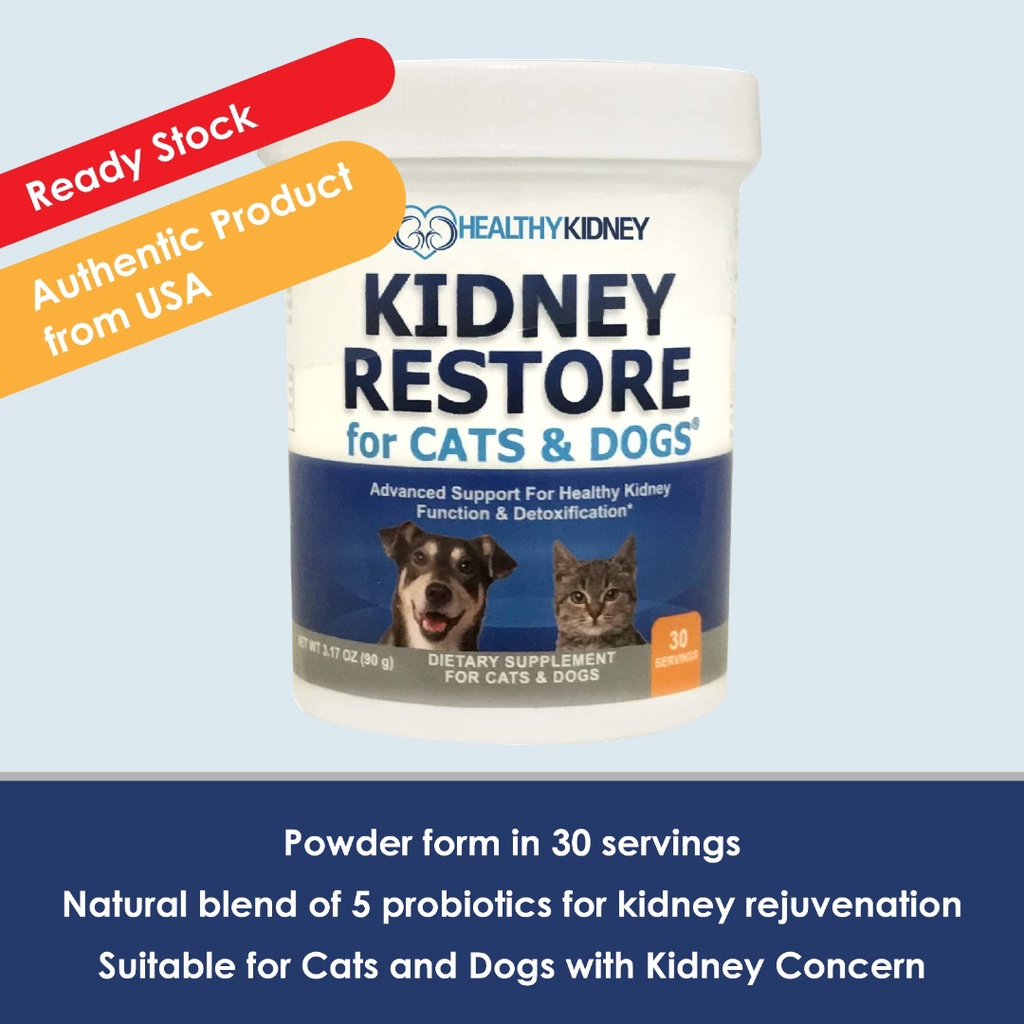 [READY STOCK] Cat and dog probiotic Kidney restore 50billion CFU for healthy kidney function