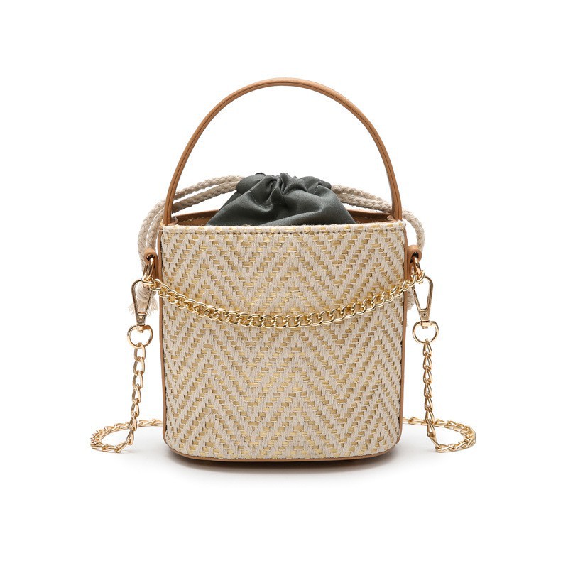 designer straw tote