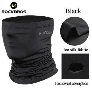 Image of ROCKBROSFace Mask Magic Scarf Antisweat Sport Headband Ice Fabric UV400