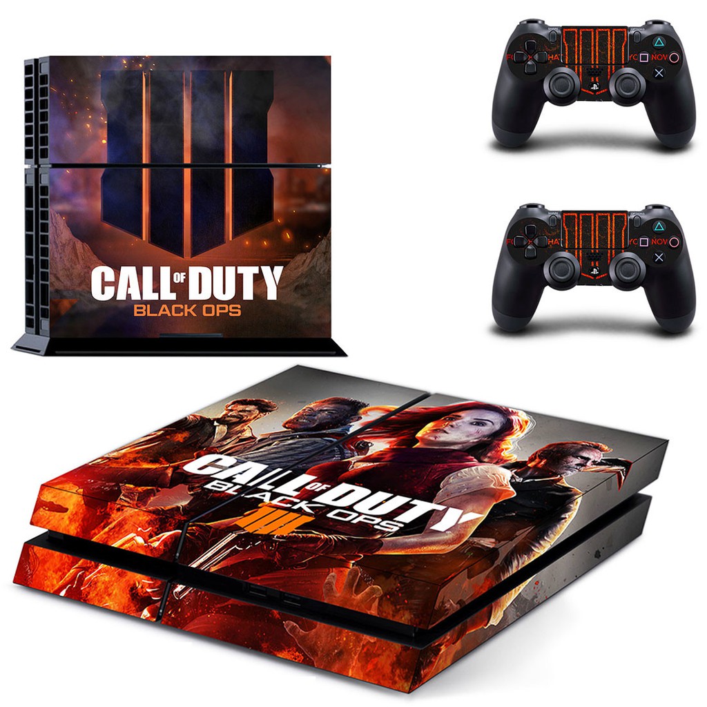 Call Of Duty Black Ops 4 Ps4 Skin Sticker Decal For Playstation 4 Console And 2 Controller Skins Ps4 Stickers Vinyl Shopee Malaysia