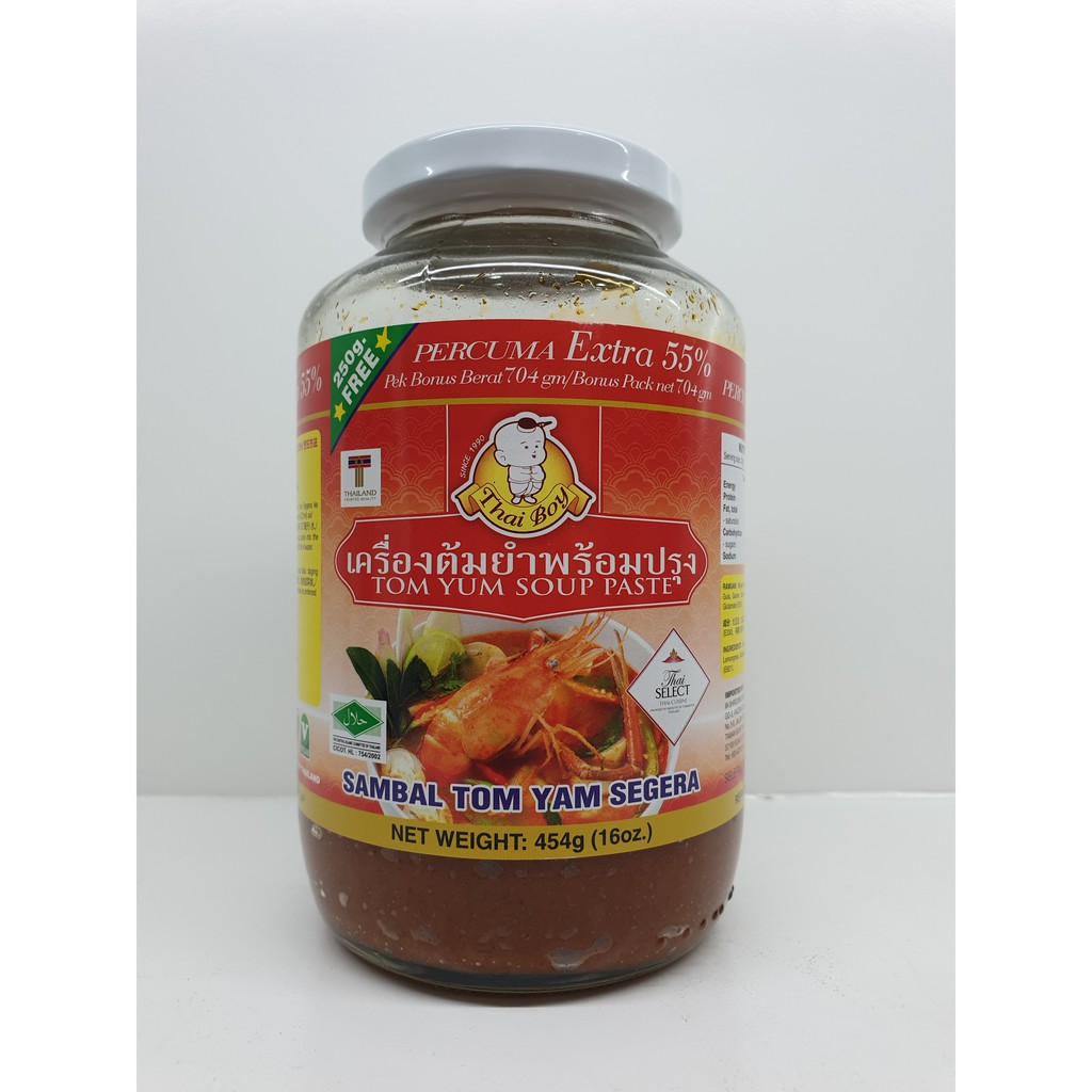 Thaiboy Brand Instant Thai Tomyam Paste 454g (EXTRA 55%)