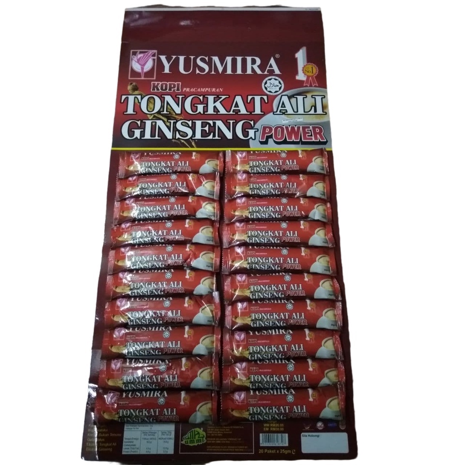 yusmira kopi tongkat ali ginseng power