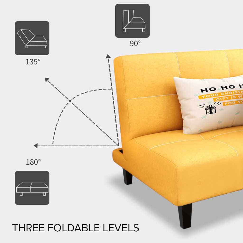 FINSSO : OLLY Foldable Canvas Sofa Bed Katil Murah