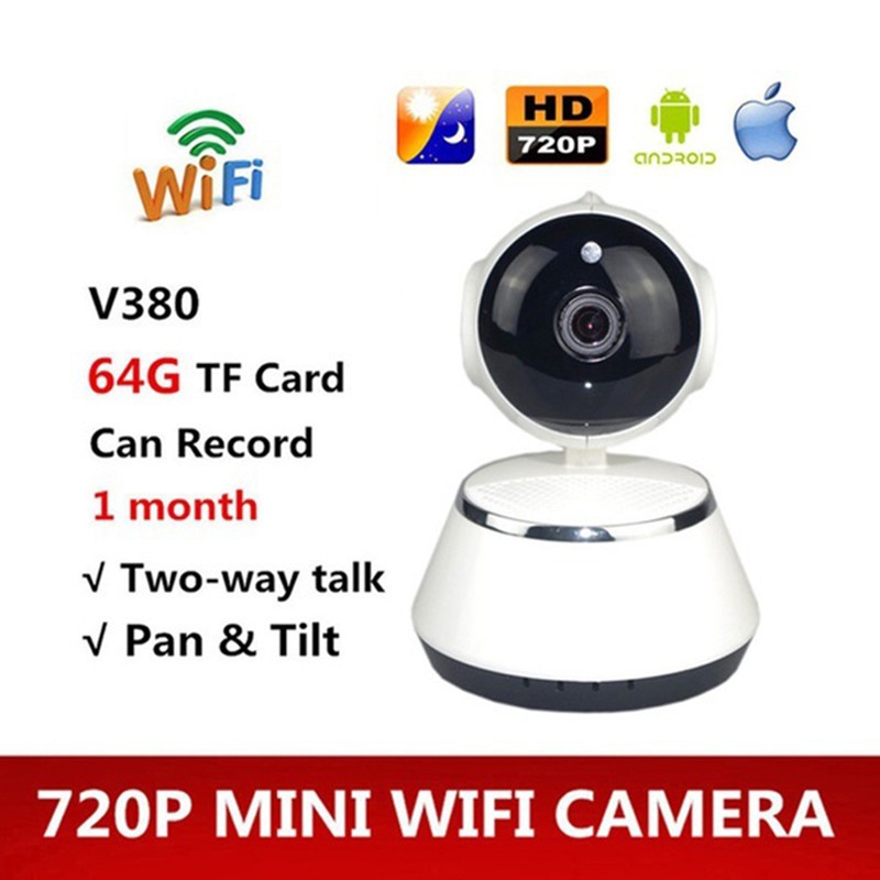 V380 Phone APP HD 720P Mini IP Camera Wifi Camera Wireless P2P Security
