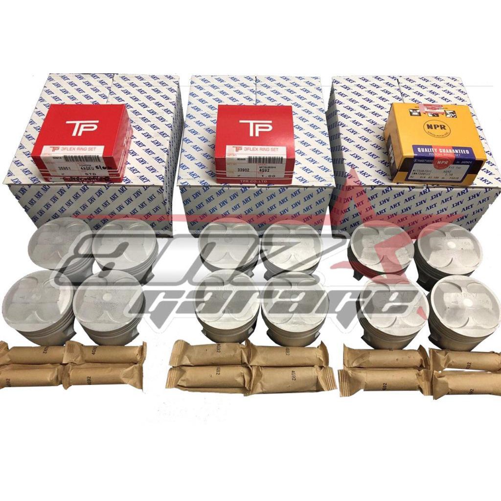 ART MIVEC Piston 4g91 4g92 4g93 High Comp Complete with Piston Ring