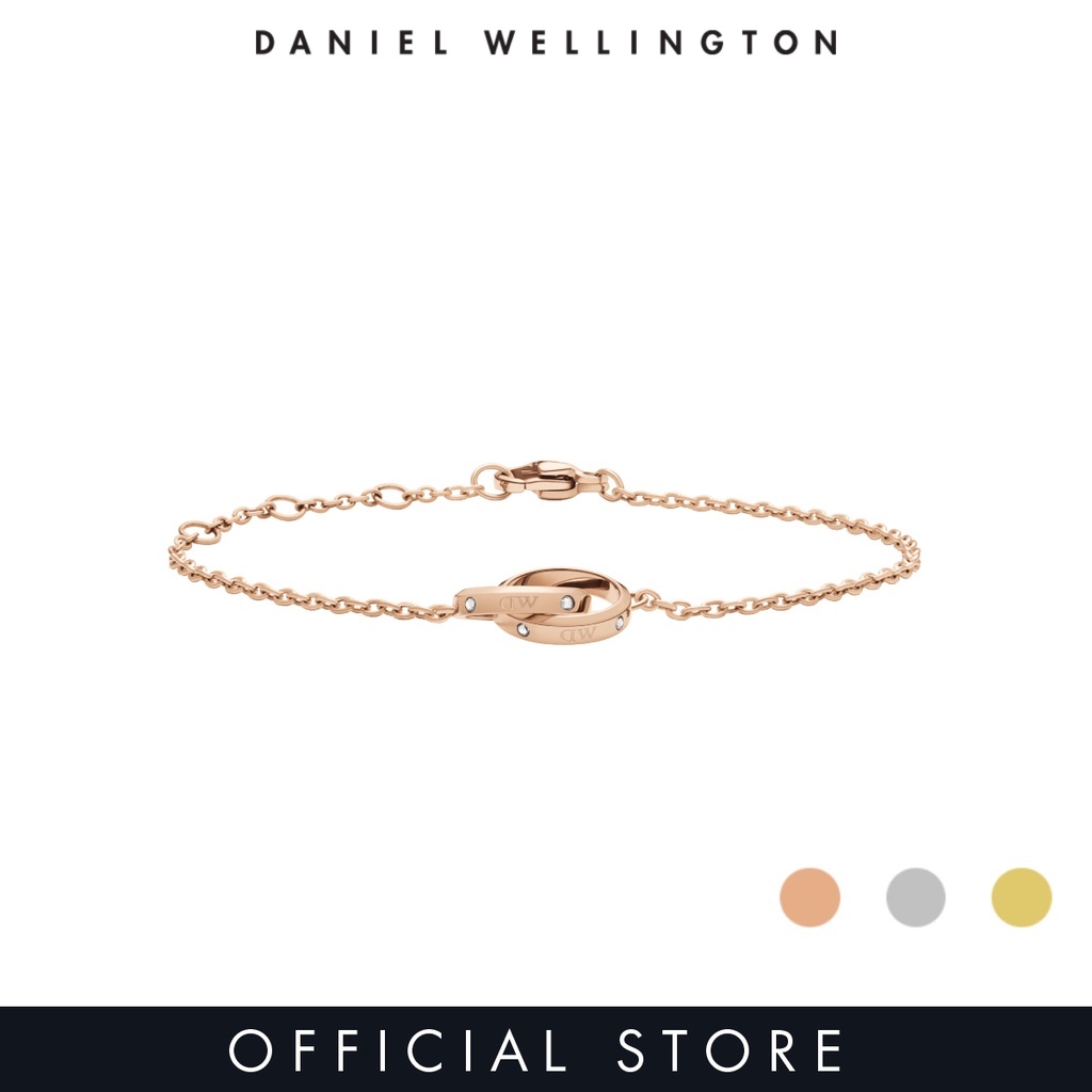 Daniel Wellington Classic Lumine Unity Bracelet Rose Gold / Silver / Gold - Crystals Stainless steel Bracelet for Women and Men - Unisex - Crystals Chain bracelet - Jewelry collection - gelang tangan perempuan wanita lelaki