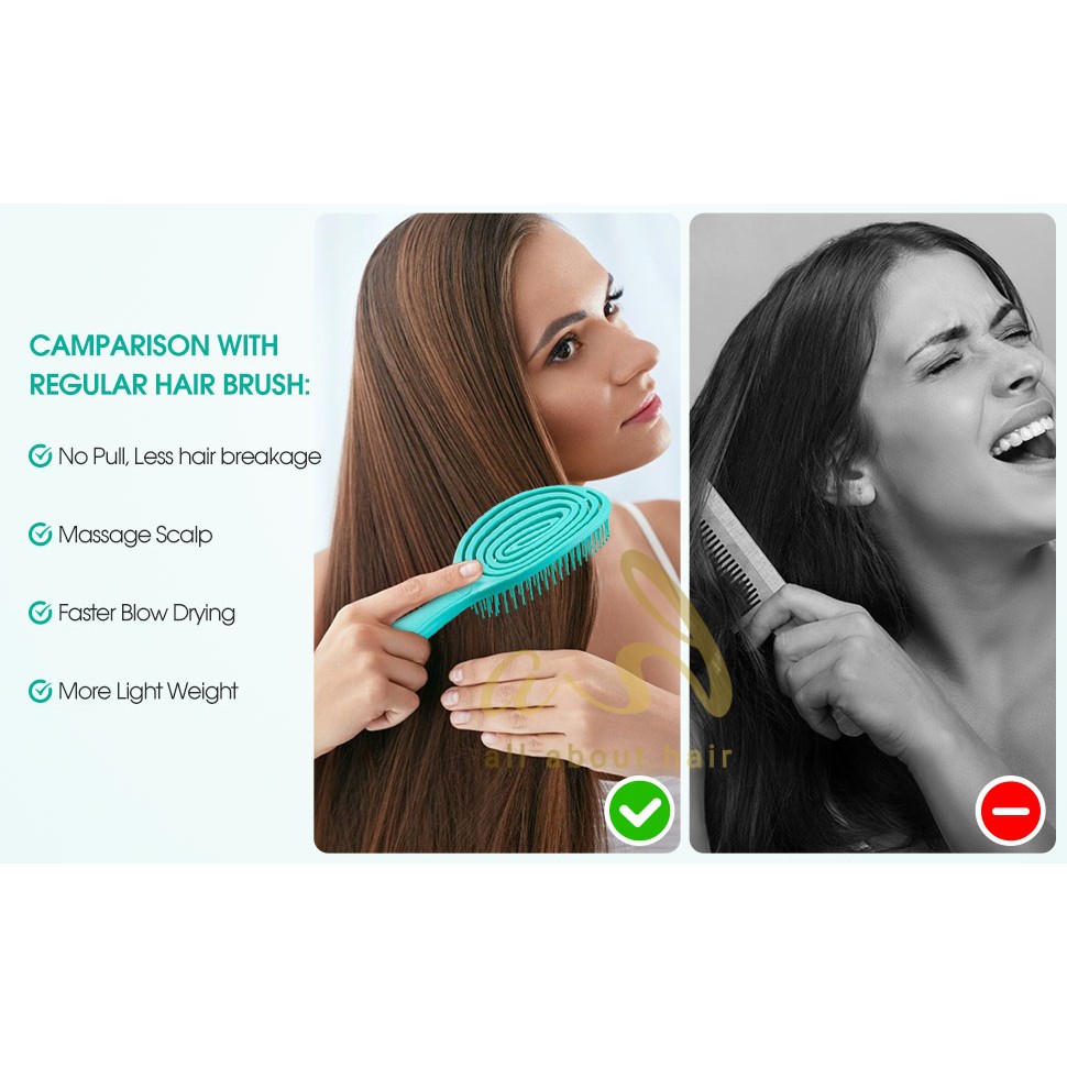 3D Flexi-Control Anti Hair Fall Detangler Hairbrush Detangling Hair Magic  Comb Brush Scalp Massage For All Hair Types | Shopee Malaysia