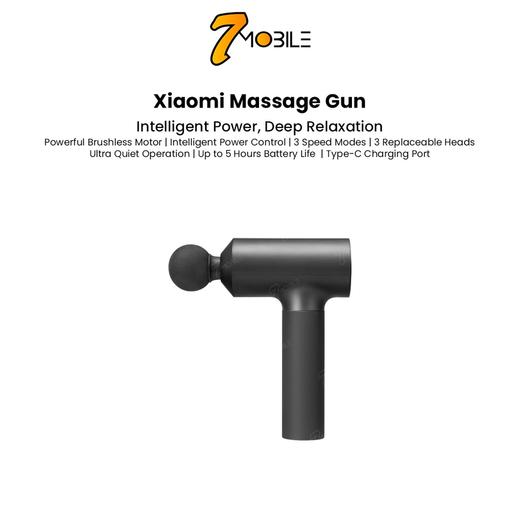 Xiaomi Massage Gun Powerful Brushless Motor 3 Speed Motor 3 Replaceable