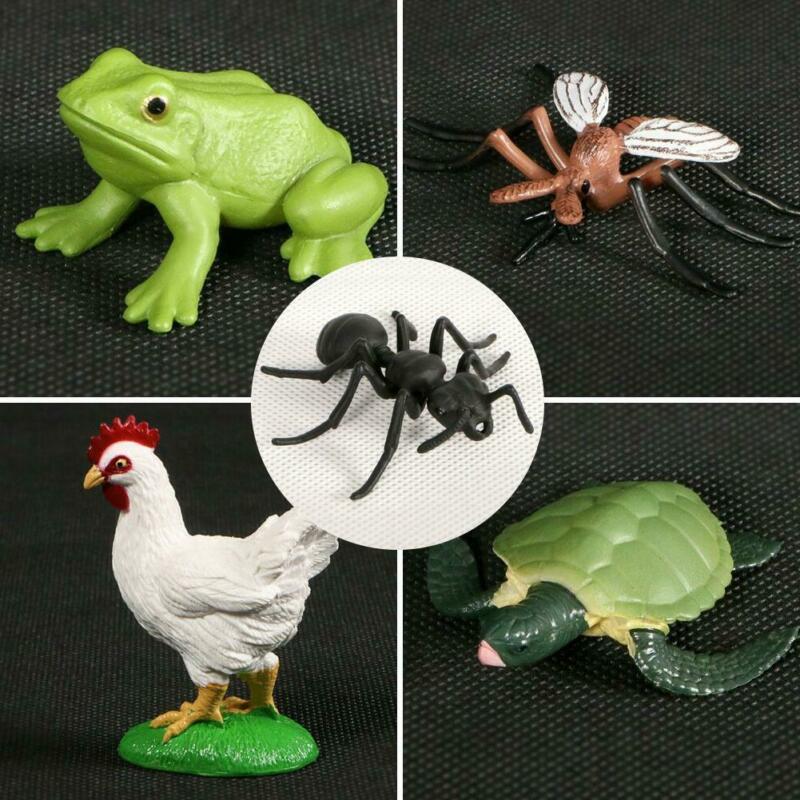 Toy Growth Cycle Life Cycle Model Set Frog Ant Mosquito Sea Turtle Figures T1T9 