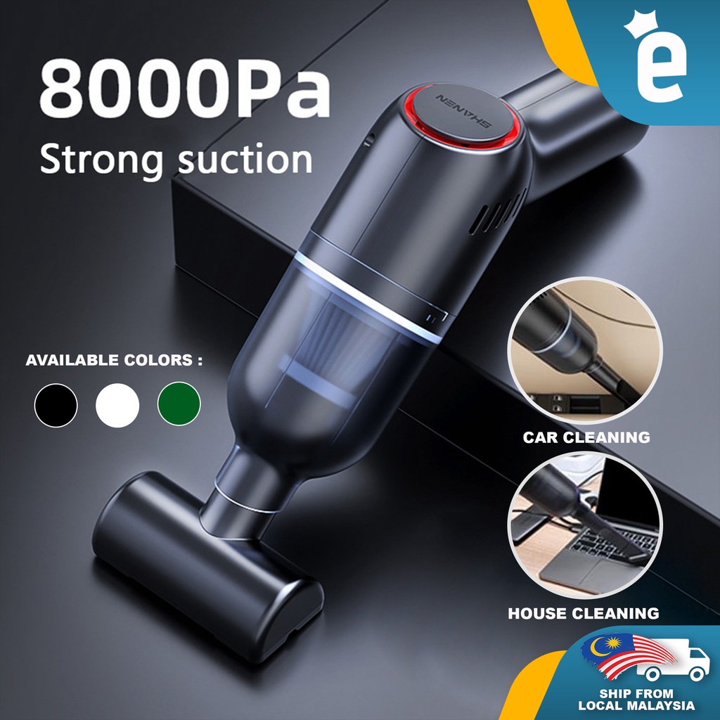 Cordless Car Vacuum Cleaner 8000pa Strong Suction Auto Dirt Cleaner Wireless Rechargeable Household Handheld Auto Vacuum