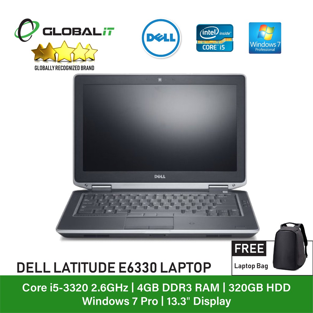 Refurbished Notebook Dell Latitude E6330 Laptop 13 3 Inch Lcd Intel Core I5 Shopee Malaysia