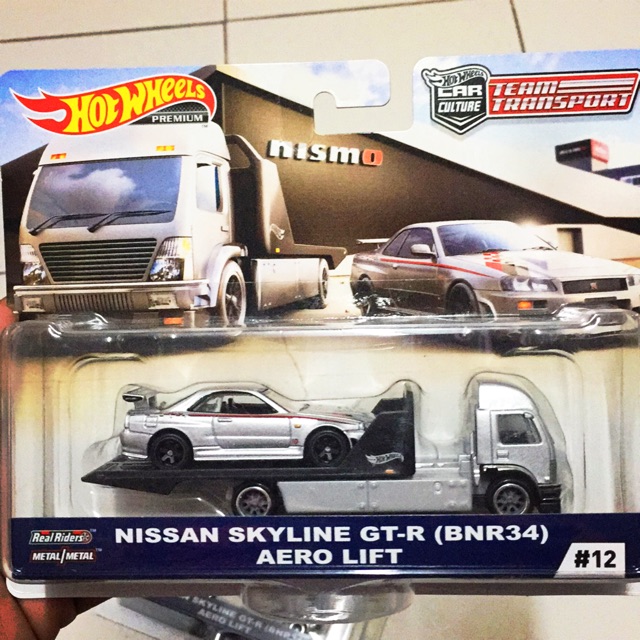 hot wheels team transport skyline r34