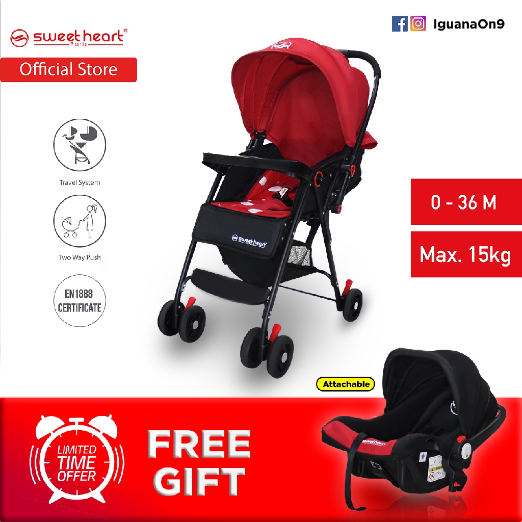 sweet heart paris stroller