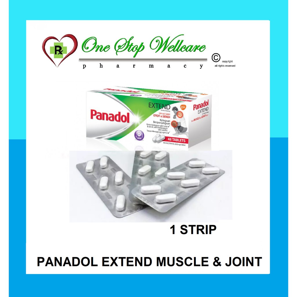 Buy Panadol Extend For Muscle And Joint Pain Exp 03 2024 Seetracker Malaysia