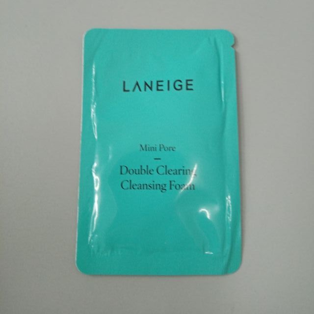 double clearing cleansing foam laneige