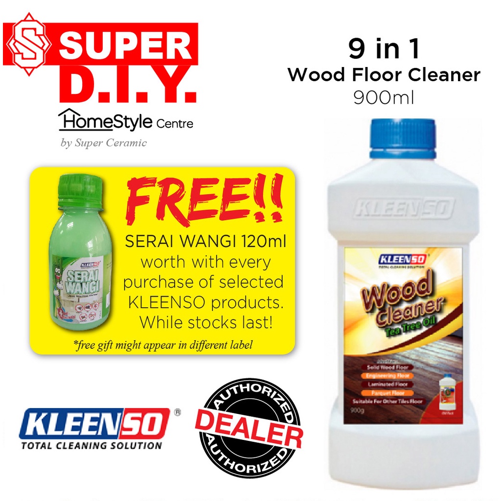 KLEENSO KHC820 - 9 In 1 Wood Floor Cleaner | Shopee Malaysia