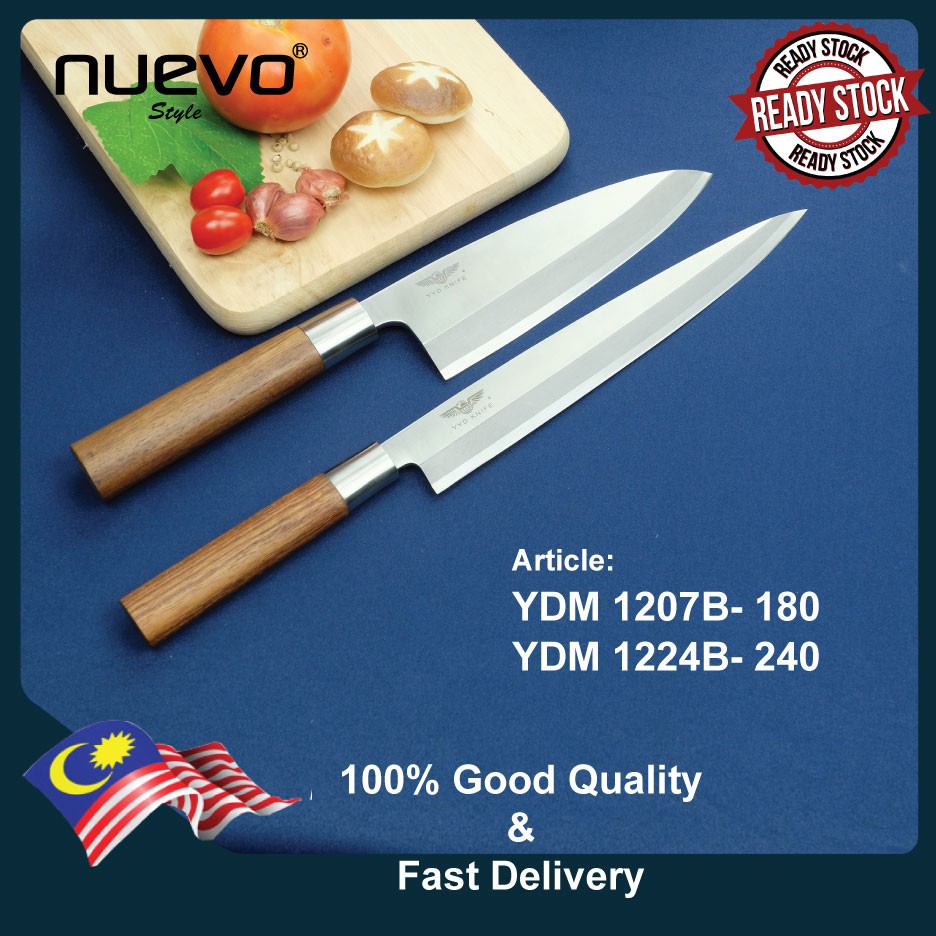 NUEVO STYLE Japanese Sushi Cooking Knife 日本寿司料理刀 Pisau Masakan Sushi Jepun