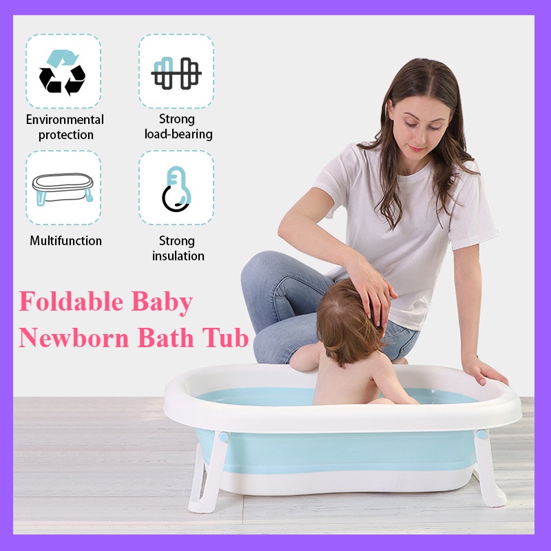 Newborn Bath Tub Baby Bath Tub Foldable Baby Bath Tub Besen Mandi Baby