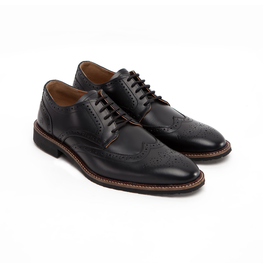 Men's Leather Derby Shoes Footstep Footwear - Zapato E.3 | Shopee Malaysia