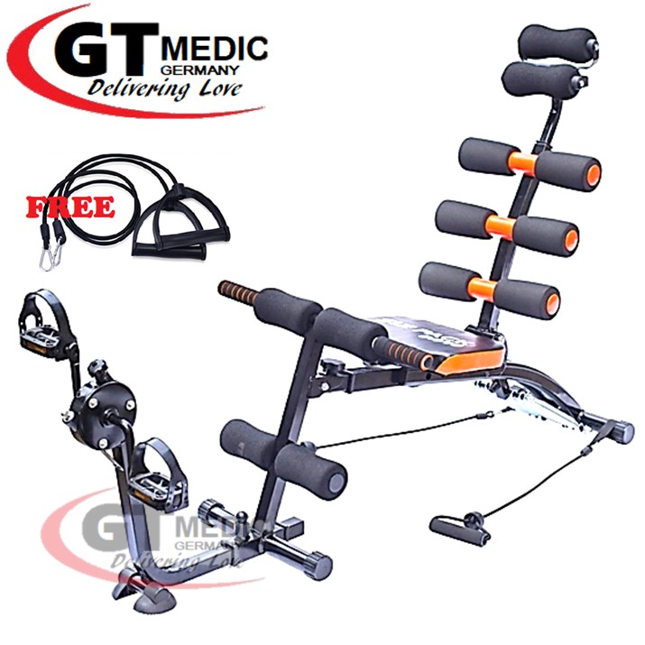 Six Pack Abs Gym Fitness Exercise Bench Sit Up Machine Cycling