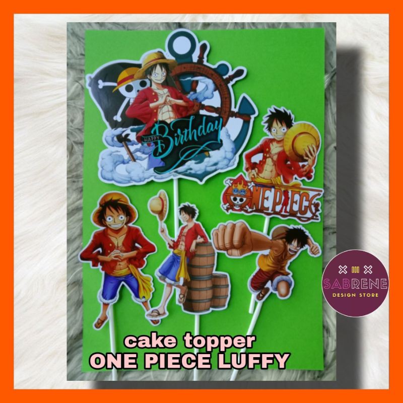 ONE PIECE LUFFY CAKE TOPPER READY STOCK | Shopee Malaysia