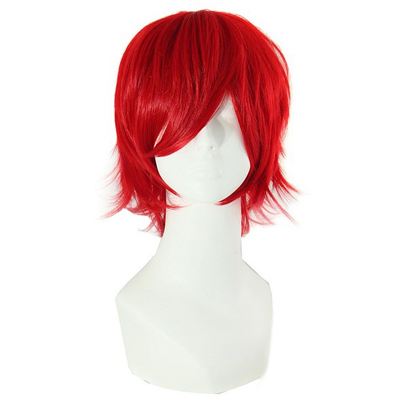 red male wig