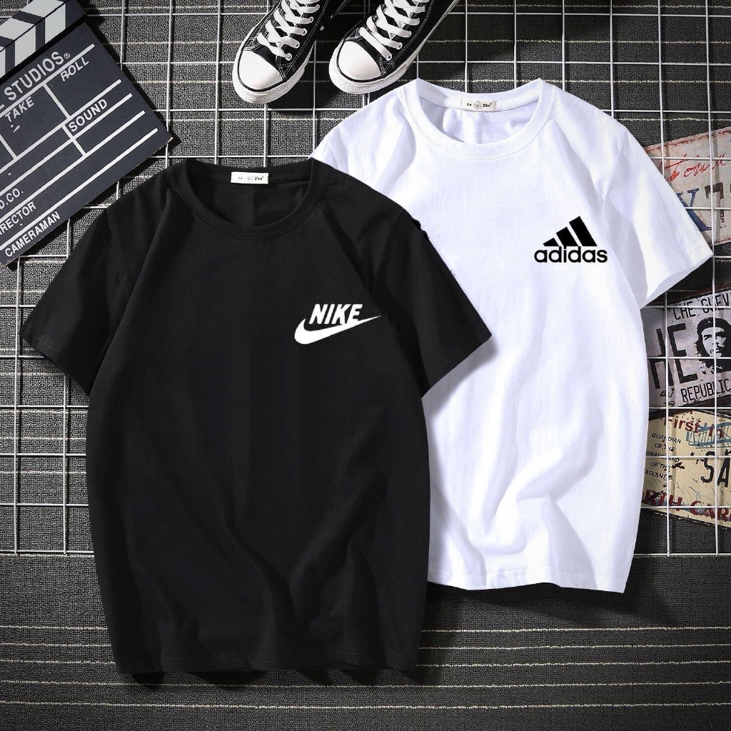 nike and adidas t shirts