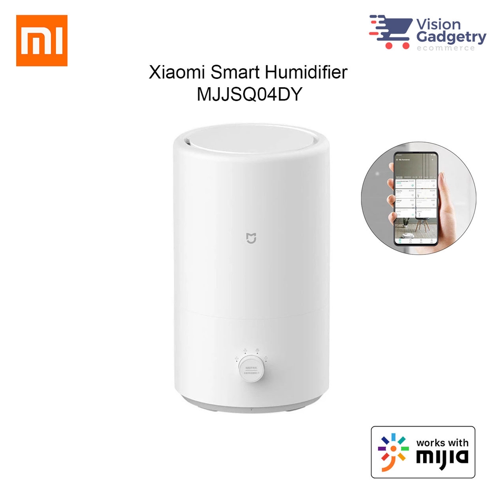 Xiaomi Mi Mijia Smart Humidifier Mist Fogger Silver Ion Antibacterial 300ml/h MJJSQ04DY (4L)