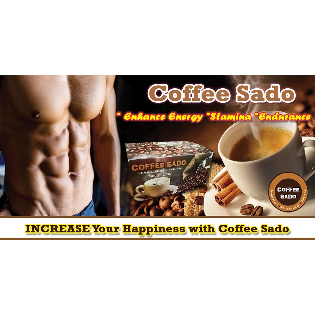 Coffee Sado Men Energy Enhance Stronger Tongkat Ali Untuk Lelaki Kuat Tahan Lama