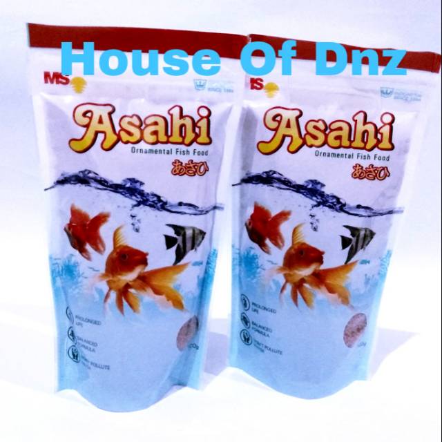Asahi Fish Feed 100 gr Asahi Pellets Goldfish Ornamental Fish Food