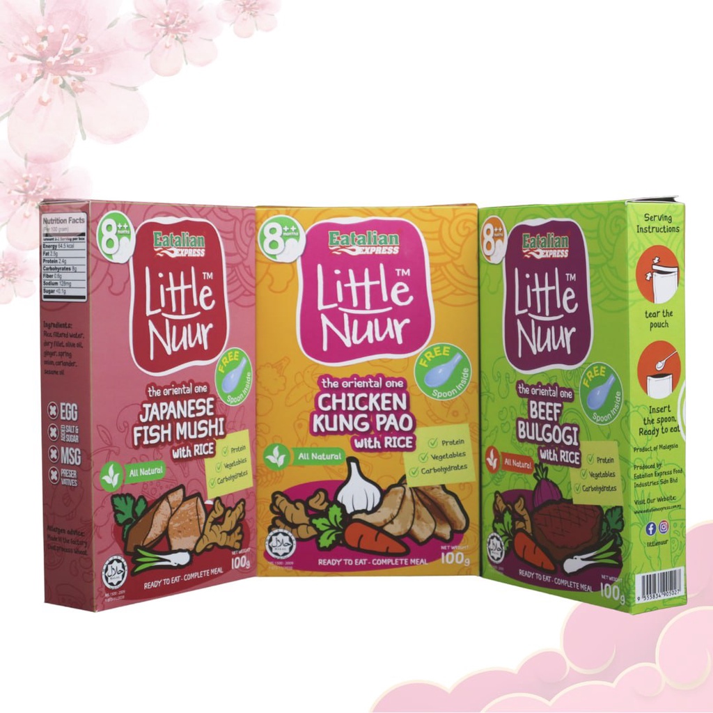 Little Nuur by Eatalian Express Ready To Eat RTE Baby Porridge