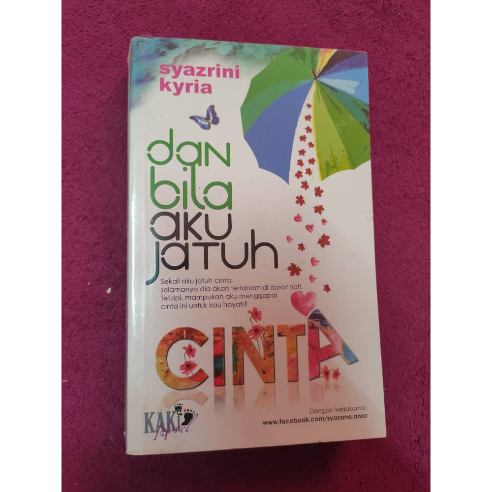 Novel Preloved Dan Bila Aku Jatuh Cinta Freegift Shopee Malaysia