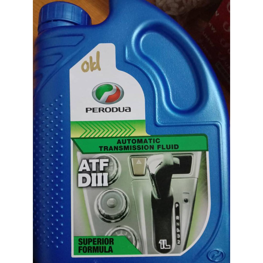 PERODUA AUTO Gear Oil ATF DIII-SP3 (Green) 1L (Old Myvi 