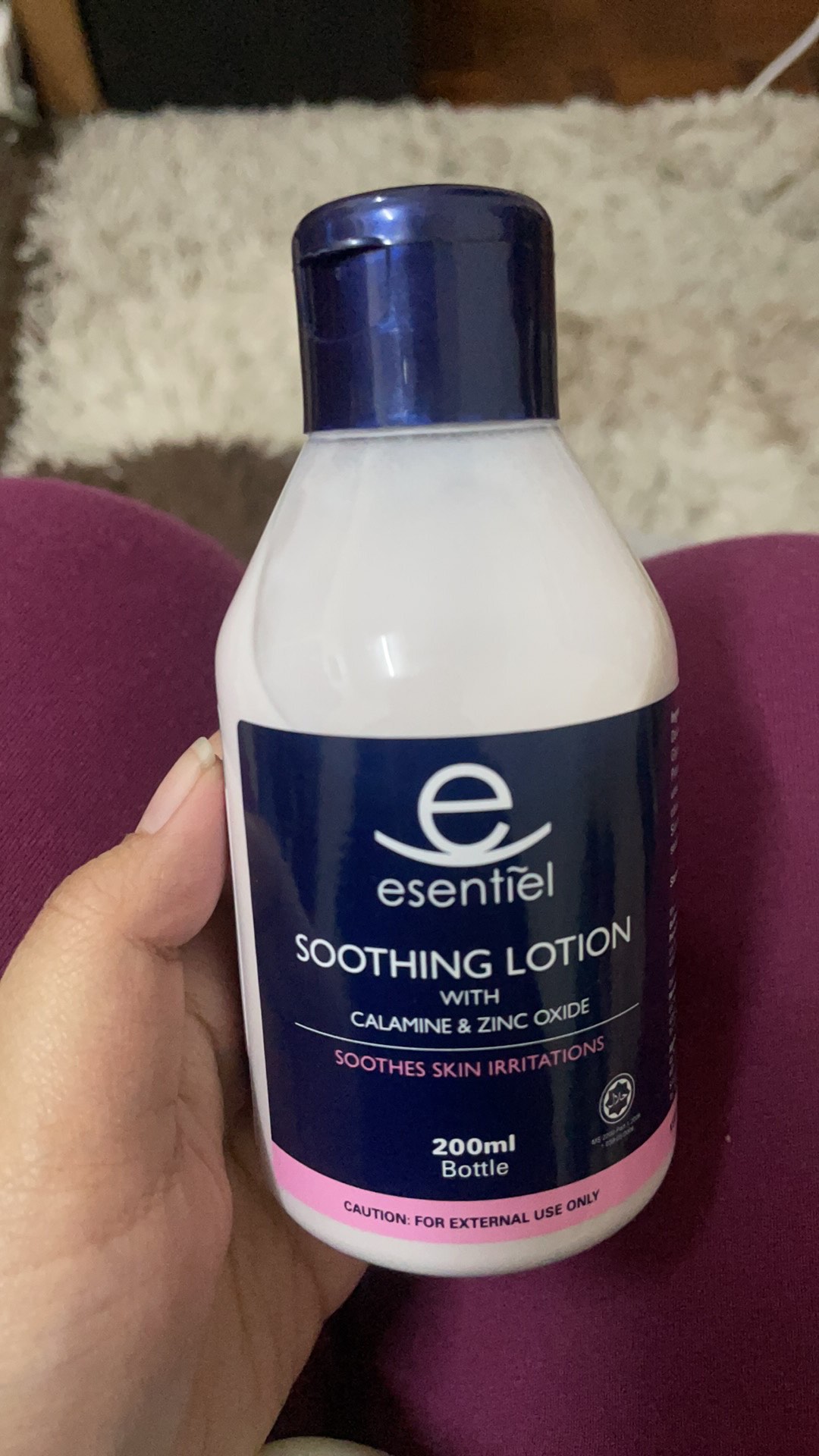 Esentiel Soothing Lotion With Calamine Zinc Oxide 200ml Shopee Malaysia