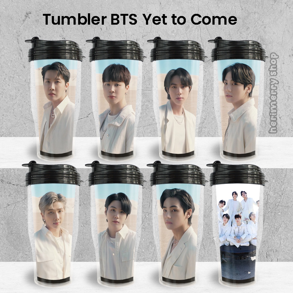 Tumbler BTS Yet to Come - KPOP Merchandise Drink Bottle Bangtan Unofficial Bangtan Proof