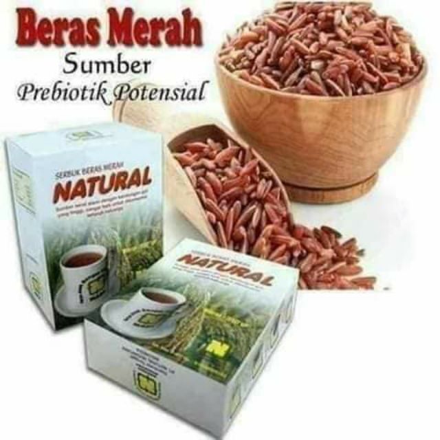 Serbuk Beras Merah Nasa 500 G Dan 250 Gram Sbmn Herbal Original Ready Stock Malaysia