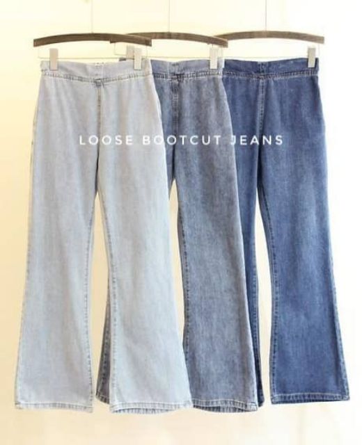 loose bootcut jeans