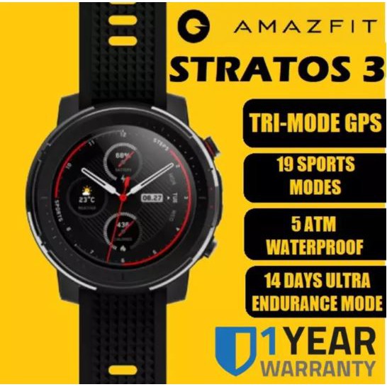 display amazfit stratos