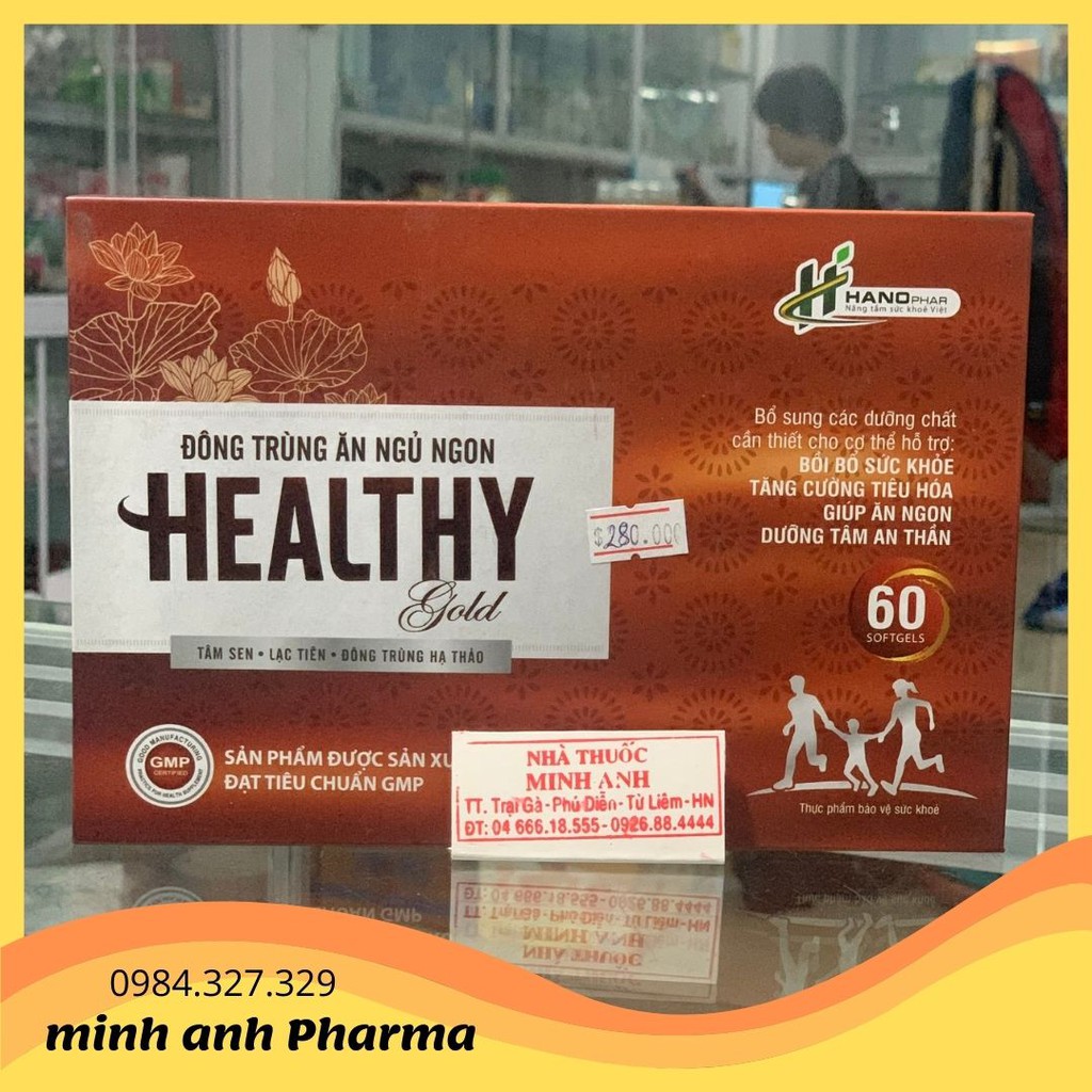 Healthy Gold Eating and Sleeping Cordyceps Pills, 60 pills