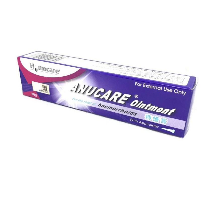 Ubat Supositori Rawatan Buasir Anucare 12 Biji Anucare Ointment 20g Shopee Malaysia