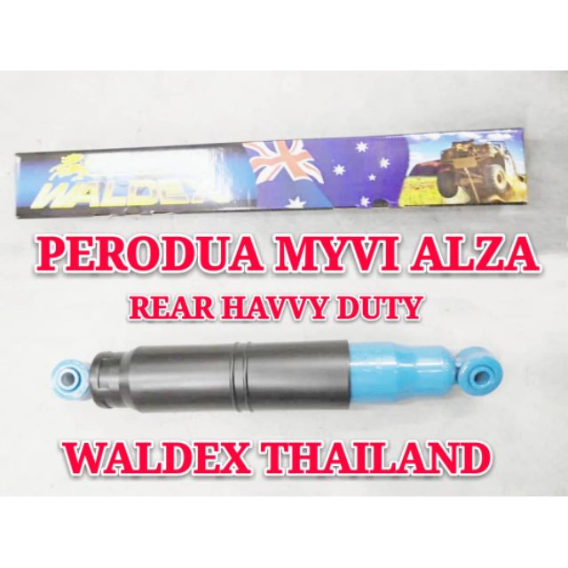 Perodua Alza Myvi Viva Absorber Rear 1set 2pcs Heavy Duty Oil Blue Waldex Thailand Shock Absorber Suspension Shopee Malaysia