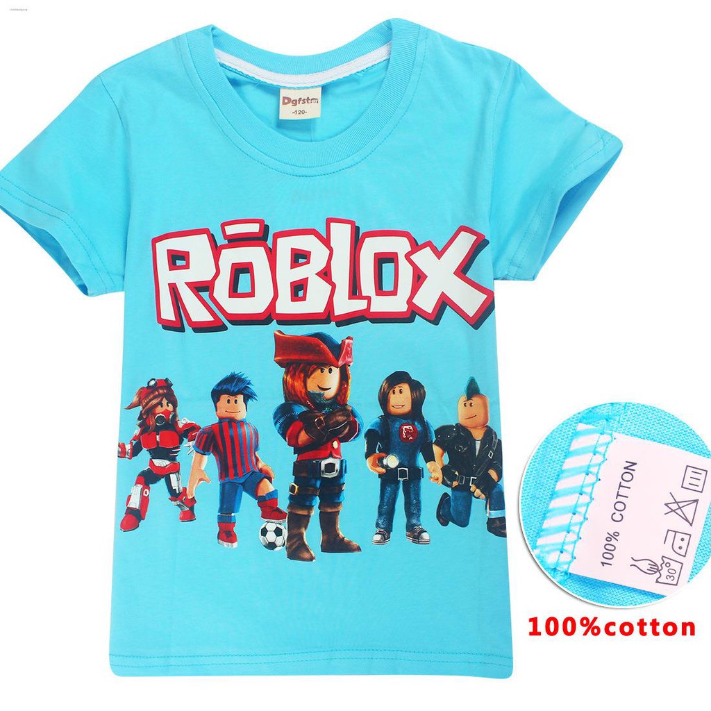 dgfstm 5 13year cartoon roblox children kids boys tops tees t shirt for summer big boys girls shorts