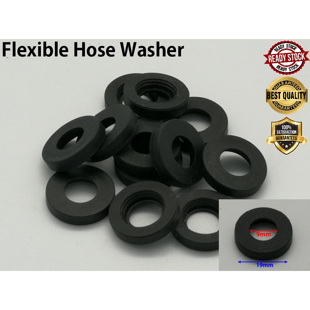 1/2 INCH FLEXIBLE HOSE WASHER GETAH PIPE THIN THICK TEBAL NIPIS