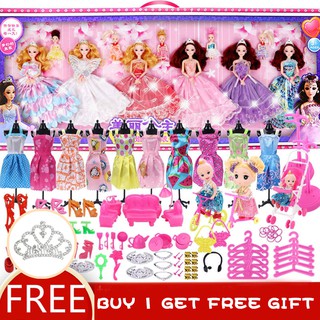 free barbie set