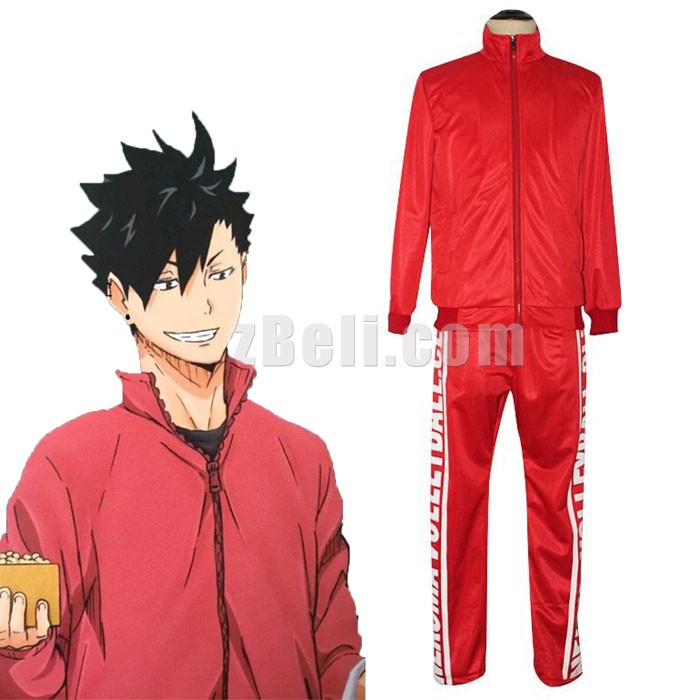 Haikyuu Nekoma High Cosplay Haikyu Costume Volleyball Training Uniform ...