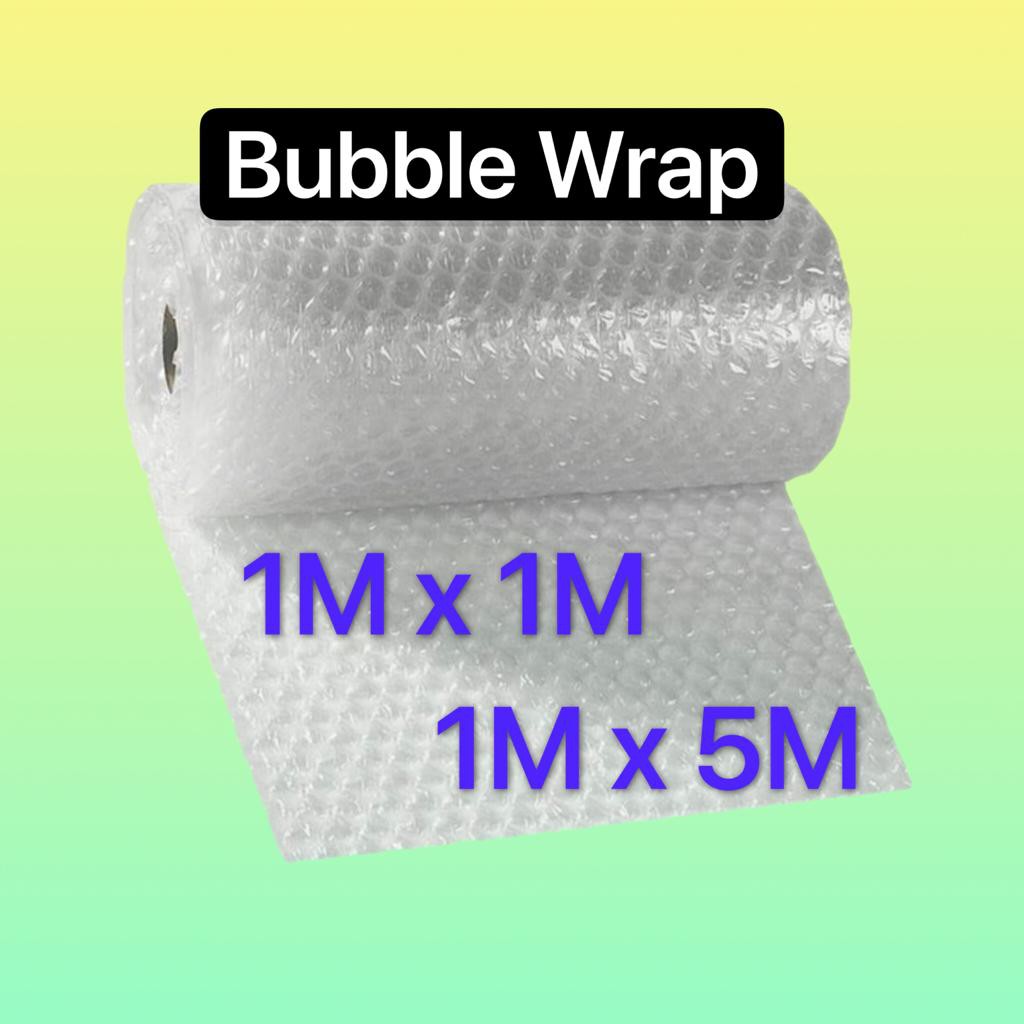 Bubble Wrap Single Layer / Double Layer 1Mx1M / 1M x 5M | Shopee Malaysia