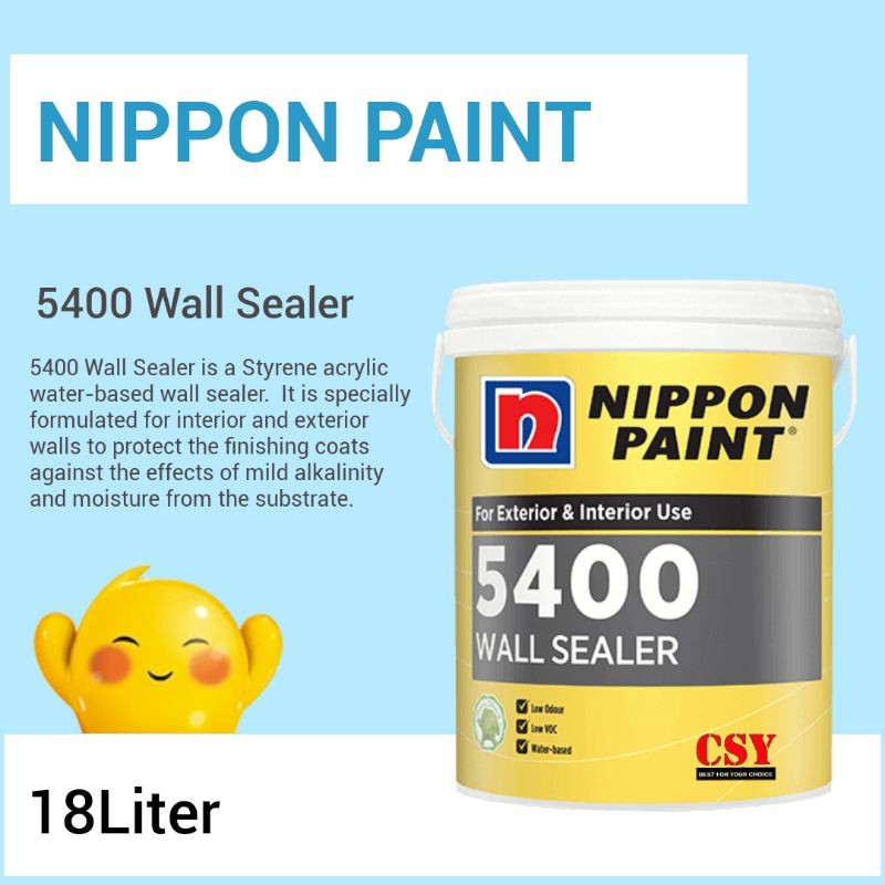 NIPPON PAINT 5400 Wall Sealer 18 Liter Shopee Malaysia
