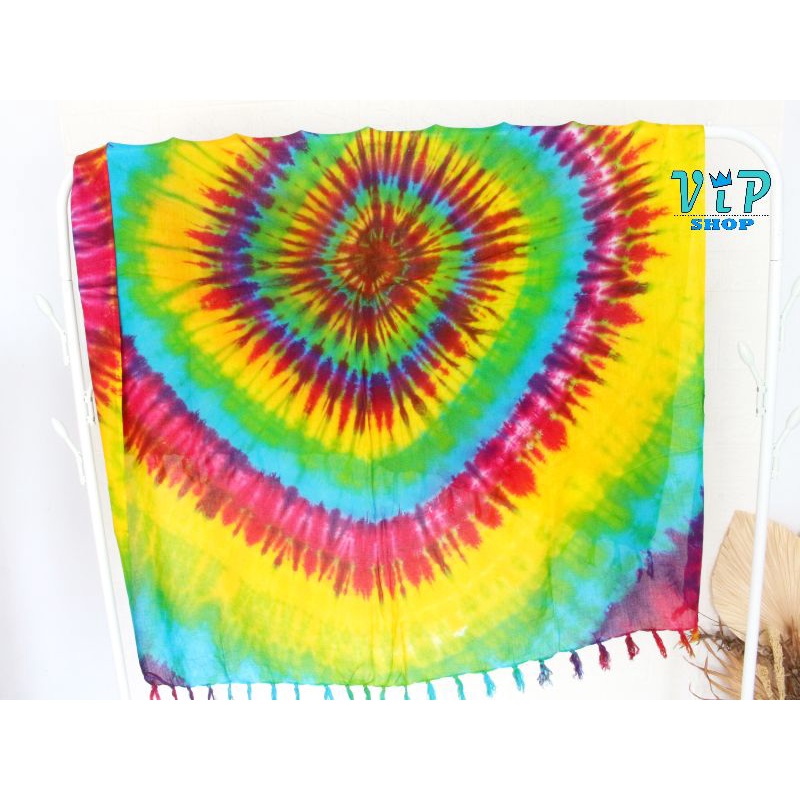 Tie Dye Circle Bali Beach Sarong/ Cloth