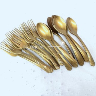 ✨Ready Stock✨Disposable Plastic Spoon Fork Party Dinnerware