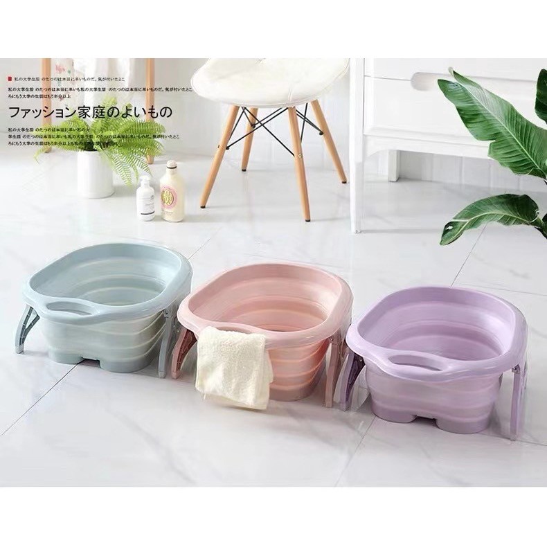 Foot Tub Foldable Spa Pedicure Buckets Hot Water POT Massage Bath Soak